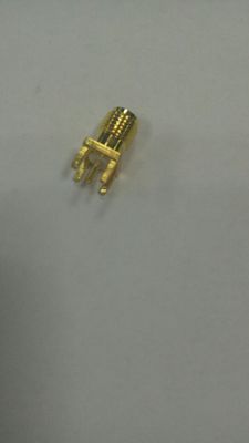 射频座子sma天线smake正脚直插sma接头座子sma50ke正四脚纯铜母座