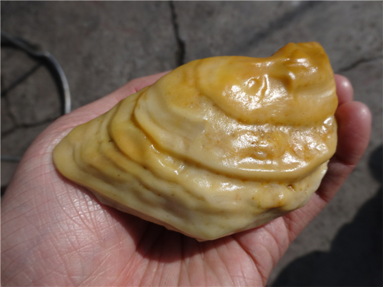 新疆克拉玛依金丝玉细料 泥石 玛瑙 宝石光 沙漠漆原石籽料