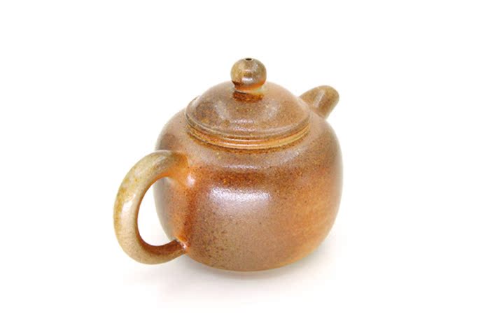 云南建水紫陶名家肖春魁浪鬼 全手工禅寂柴烧鲍尊壶 茶壶茶具