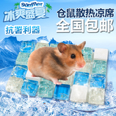 包邮 夏季夏天小仓鼠降温用品冰盒散热板凉板片消暑窝冰屋凉席笼子