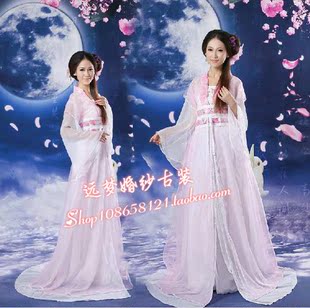 古装演出服影楼写真服装唐装汉服公主贵妃装摄影嫦娥服饰七仙女装