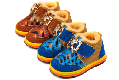 宝宝棉鞋冬季儿童1岁半雪地靴2女童鞋3男童4