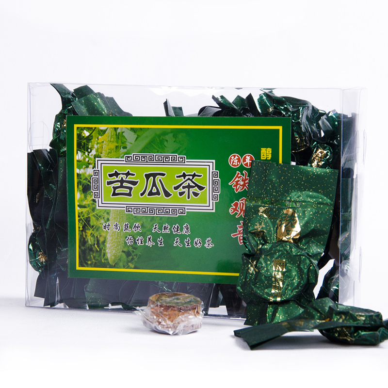 中秋秘制苦瓜茶茶叶铁观音250克陈年安溪炭烧浓香型纯天然苦瓜片