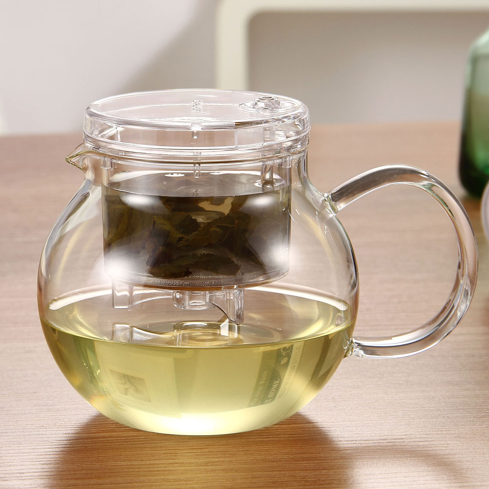 金灶/明尊EC-08飘逸杯 正品耐热玻璃茶具花茶壶泡茶壶冲泡器600ML