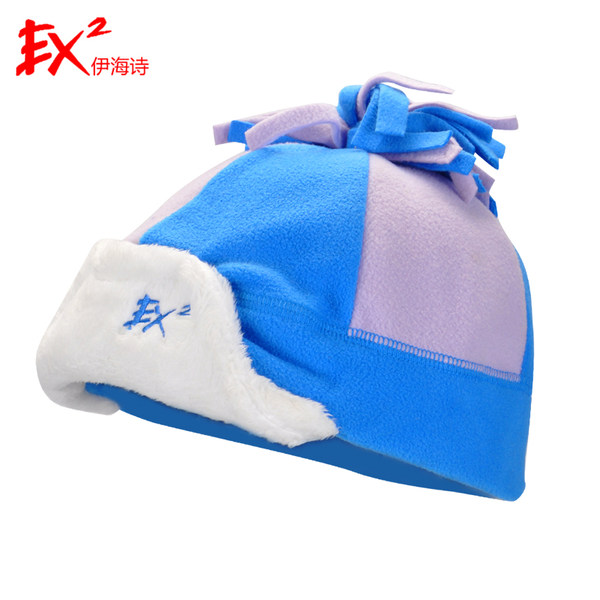 EX2伊海诗儿童帽子冬季抓绒帽防寒保暖圆帽休闲帽子大中童342306