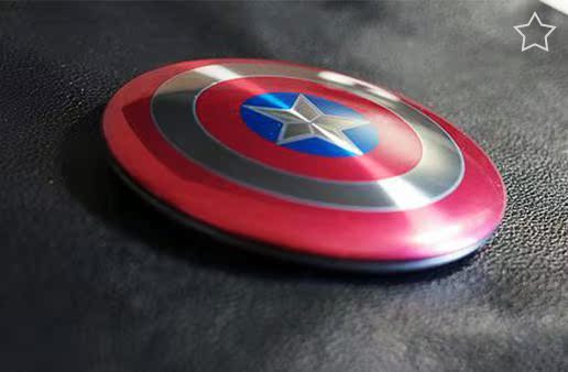 包邮漫威Marvel正品复联美国队长盾超薄充电宝