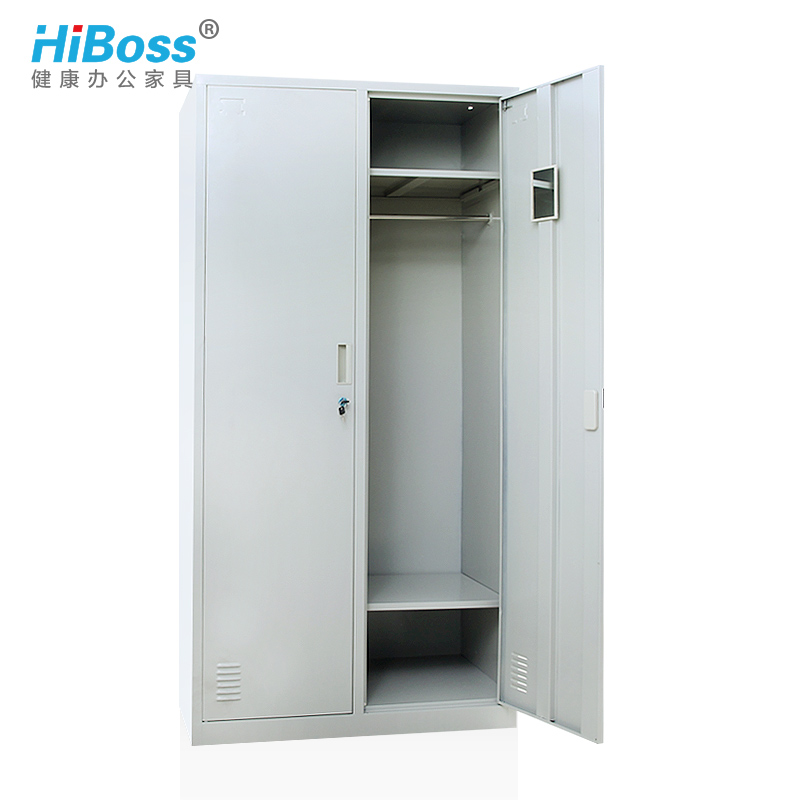 【hiboss】2门更衣柜双门铁衣柜两门更衣柜铁皮柜储物