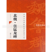 北魏张猛龙碑 简体旁注 邱振中陈政主编江西美术出版社智品正版 毛笔楷书书法练字帖 包邮 彩色放大本22 中国古代碑帖经典