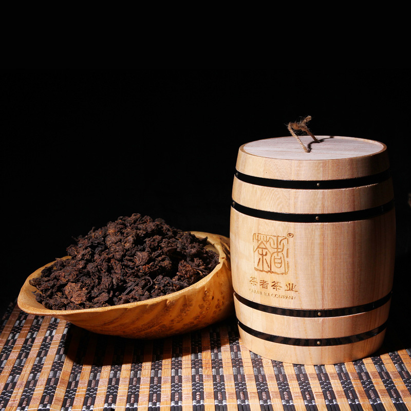 春尖发酵 茶者 云南普洱熟茶 09年小冰岛老茶头 特级茶叶 熟普洱