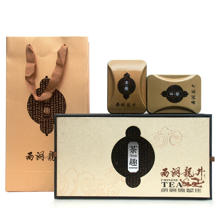2016新茶 西湖龙井 茶叶100g礼盒装 狮峰龙井 特级 绿茶 礼物礼品