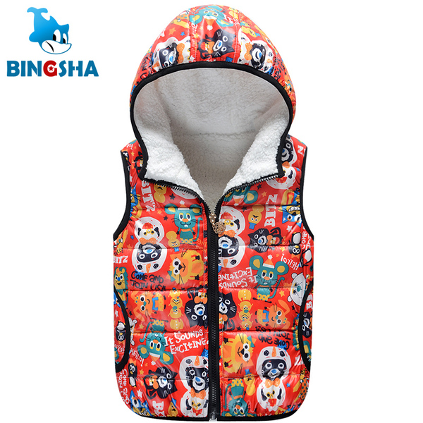 正品男<em>马夹</em>背心 冰鲨女童儿童<em>马甲棉衣</em>背心棉