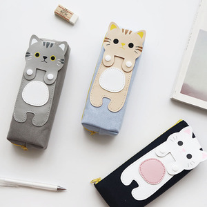 创意猫咪卡通帆布笔袋