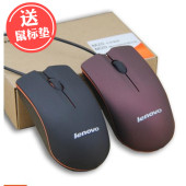 USB鼠标 小巧家用办公游戏 台式笔记本电脑通用 联想m20有线鼠标