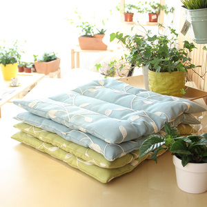 韩式薄款田园刺绣坐垫