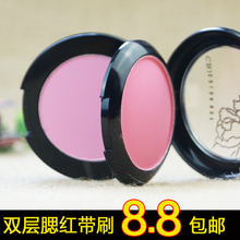 双色腮红 胭脂腮红裸妆修容 包邮 胭脂红 colorbox山茶花腮红正品