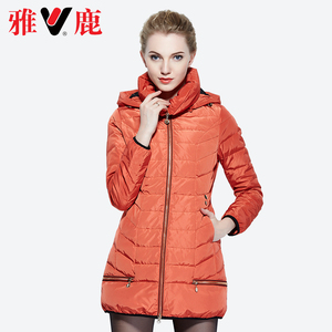 yaloo/雅鹿羽绒服女中长款修身韩已售1件 499.0$1198.0(4.