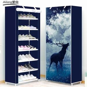 宿舍多层简易防尘鞋架