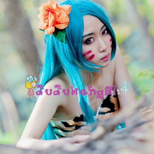 初音 miku 菲莉西亚幸运星泉此方龙葵蓝葵家庭教师 铃兰cos假发