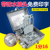 光纤分纤箱1分16分光箱24芯光分路器箱插片式FTTH壁挂抱杆插卡式