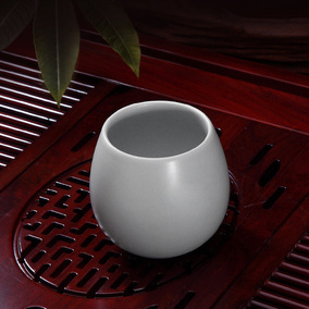 东道精品茶具功夫茶茶具茶杯主人杯圆意杯汝窑开片品茗杯茶杯