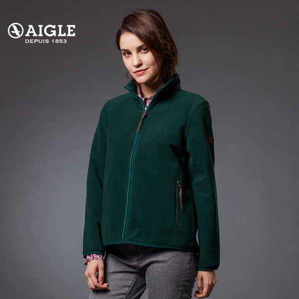 【优惠购】AIGLE 艾高 女士抓绒衣 全拉抓绒开衫 AJA