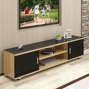 现代简约电视柜茶几家具套装组合小户型迷你客厅钢化玻璃电视机柜