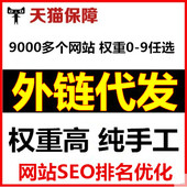 友情链接 质量高新闻论坛外链包收录 权重高锚文本 外链代发手工