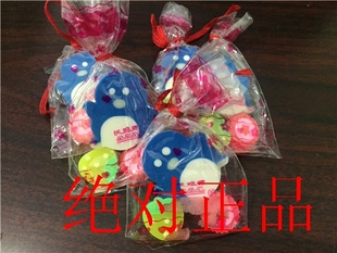 库存未用八九十年代早期童年传统经典学习企鹅草莓水果3块 橡皮