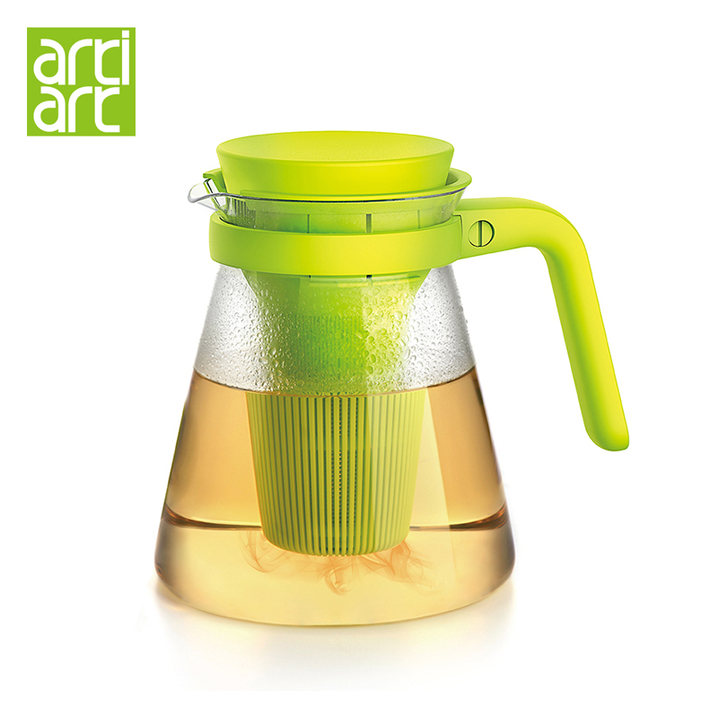 台湾artiart 玻璃茶壶 耐热硼硅玻璃茶壶 芭蕾壶 茶具双层滤网