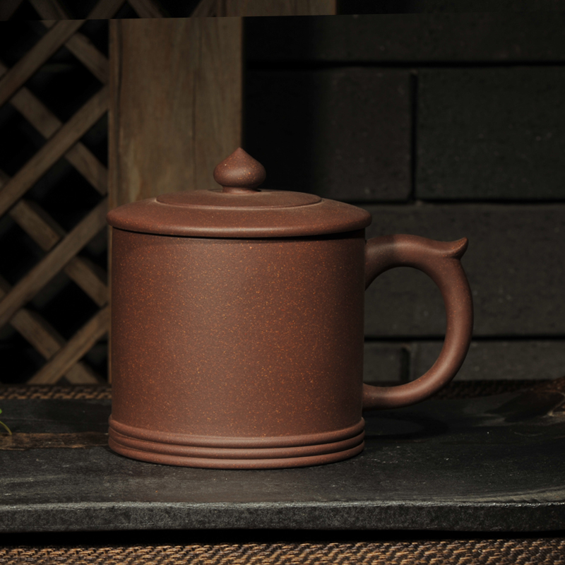 藏壶者 宜兴紫砂杯 紫砂茶壶茶杯茶具全手工【汉唐遗韵杯】400cc