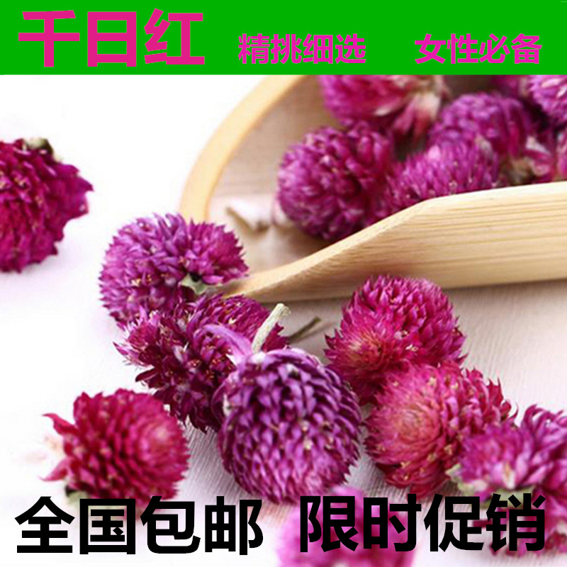 云南纯天然烘干干花 千日红美白花茶红巧梅花草茶散装100克包邮