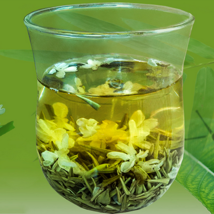 竹乡人绿茶  峨眉山绿茶毛峰 2015茉莉花茶
