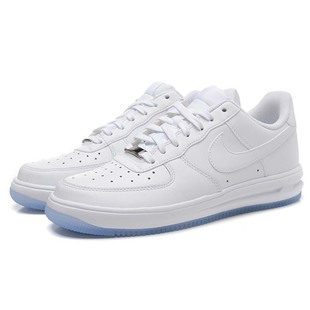 板鞋 耐克nike force1空军一号全白登月板鞋654256-004/100 男鞋lunar