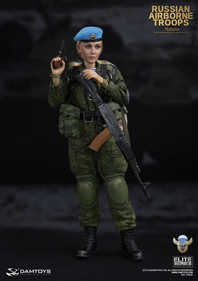 damtoys 俄罗斯vdv空降兵1/6女兵人模型套装娜塔莉娅dam 78035