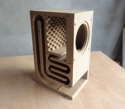 迷宫音箱空箱3-4-5-6.5寸全频喇叭音箱试音箱胆机伴侣一对格