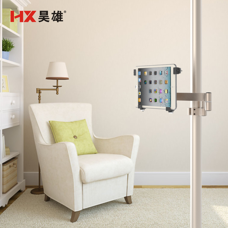大尺寸平板电脑支架宿舍床头懒人夹具显示器通