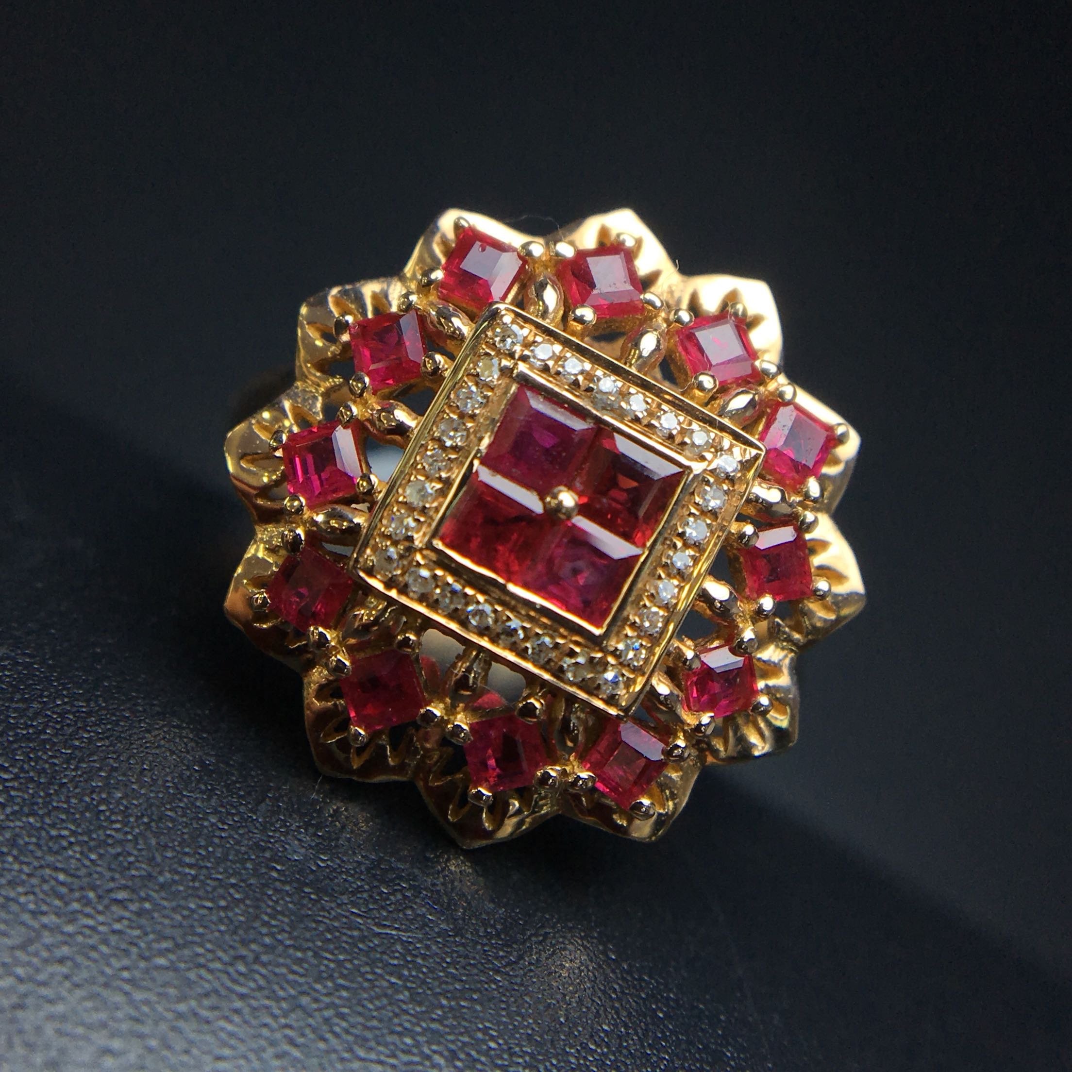 Ȼ챦ʯָ1.92ct0.084ct/28pϷʯ ͼƬʵ