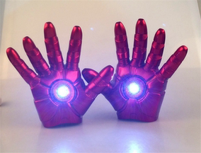 正品[钢铁侠发光手套]钢铁侠手套评测 钢铁侠手