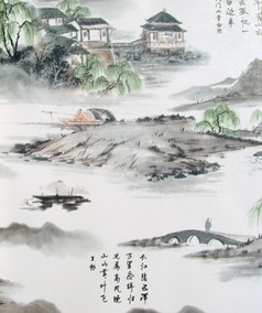 ʽʫֻǽֽ ˮīɽˮֽ Ƶ¥黭ֽ 