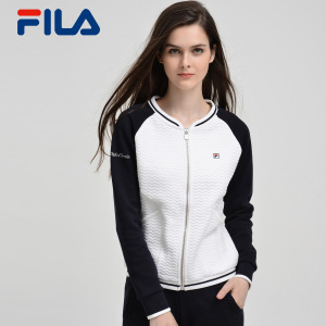 fila斐乐2016冬季新款针织长袖外套女立领运动棒球服|26643702