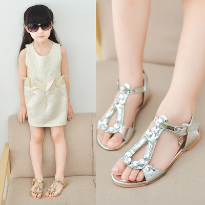 粉红小猪女童凉鞋公主鞋2015年夏季新款韩版时尚亲子鞋儿童凉鞋