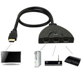 hdmi 高清 二进三进一出 2进 HDMI切换器 3进1出 八鹰hdmi分配器
