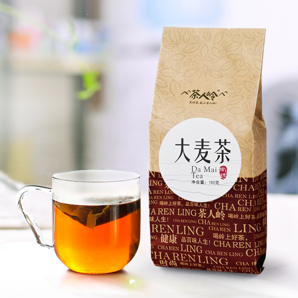 茶人岭 大麦茶袋泡茶180g  原味烘焙型麦香花草茶叶45泡茶包