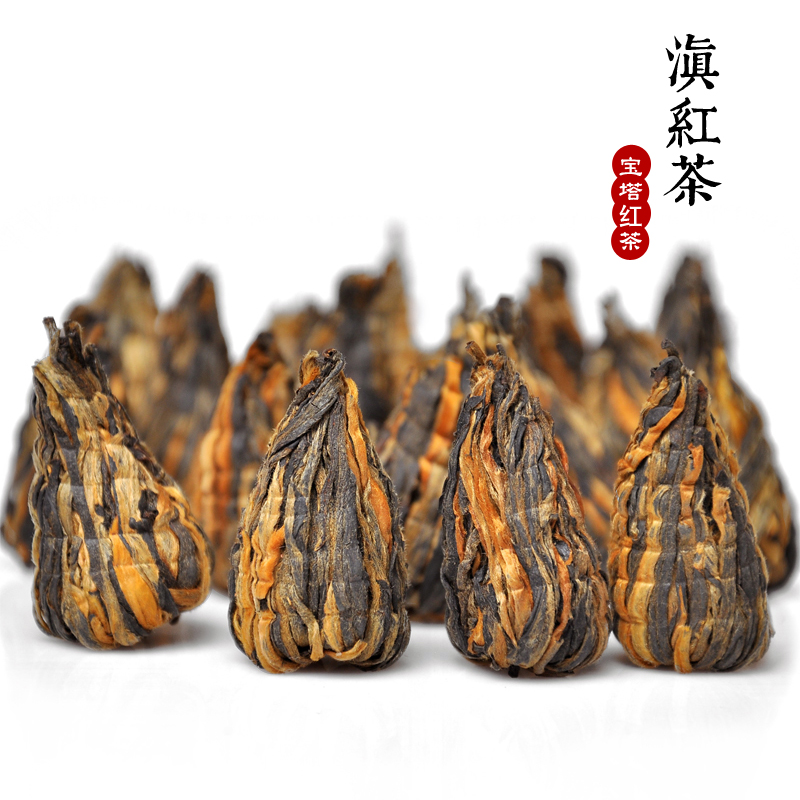 【天天特价】云南滇红茶凤庆红茶特级茶叶金丝宝塔形金芽工夫红茶