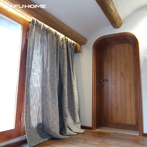 定制窗帘成品现代简约遮光布料客厅卧室亚麻现