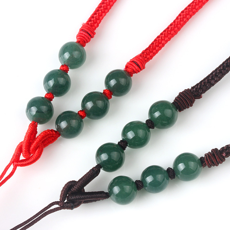正品[翡翠挂件绳]翡翠挂件绳编法评测 春带彩翡