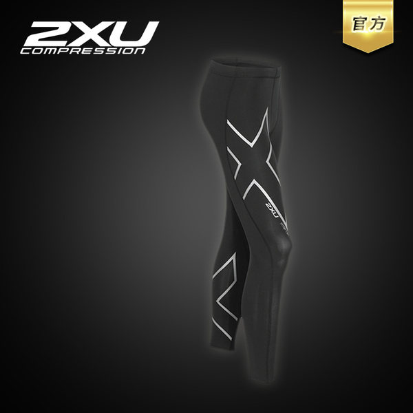 2XU 镭射压缩裤 男功能裤排汗速干运动健身裤跑步马拉松 MA3517B