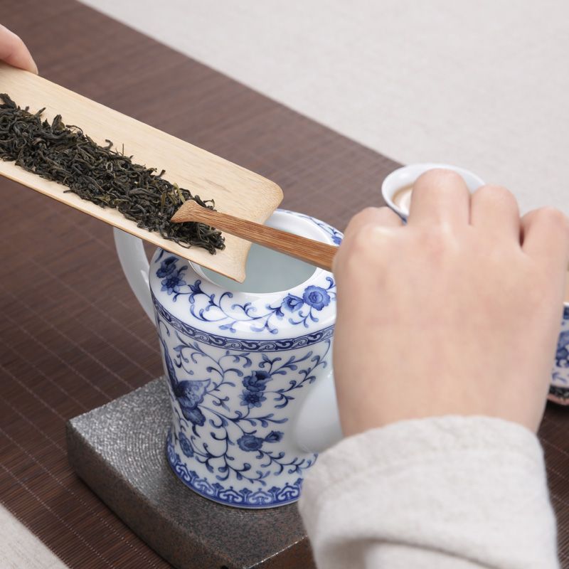 热卖功夫茶具蜂窝青花瓷白金水晶蜂巢玲珑茶具套装镂空超薄盖碗包