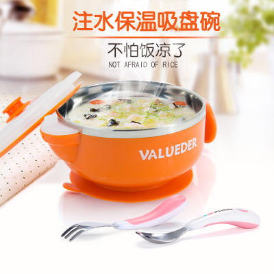 如何搭配威仑帝尔宝宝儿童餐具不锈钢碗 注水