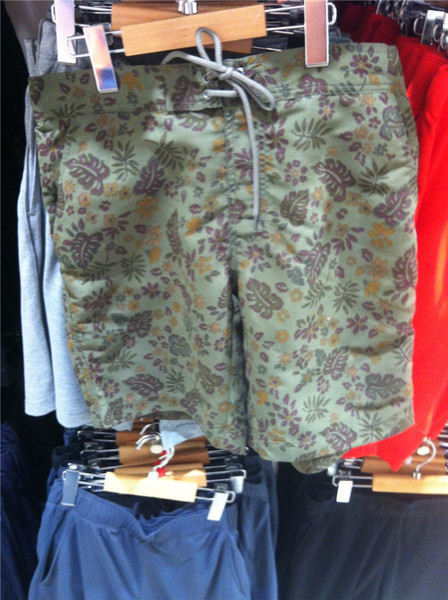 衣库UNIQLO 印花 男士 游泳运动<em>短裤 男装</em> 143